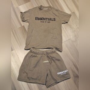 - Essentials matching sweat suit